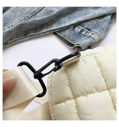 Bolsa Crossbody Acolchada Diamante para Mujer - Diseño Plisado Cloud - Image 35