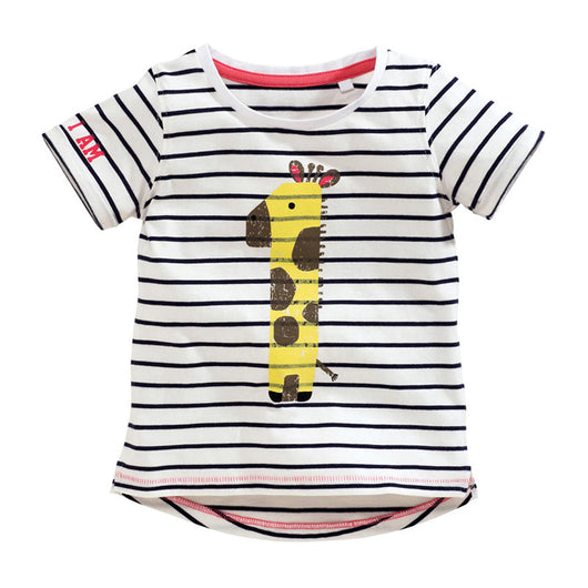 Playera Infantil de Algodón para Niña - Manga Corta - Image 9