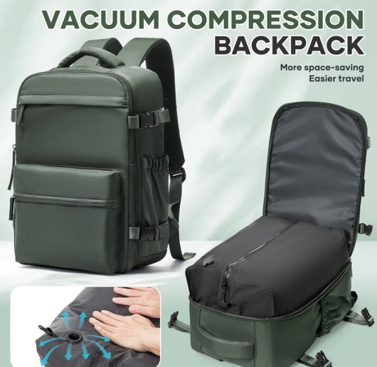 Mochila Resistente con Compresión Vacuum y Cierre Personalizado - Image 9