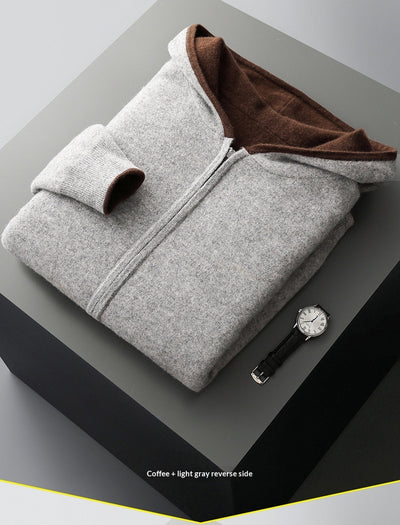Chaqueta Tejida para Hombre con Bloques de Color - Image 21