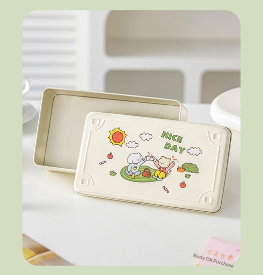 Caja de Almacenamiento Metálica Rectangular con Diseño Infantil - Image 11