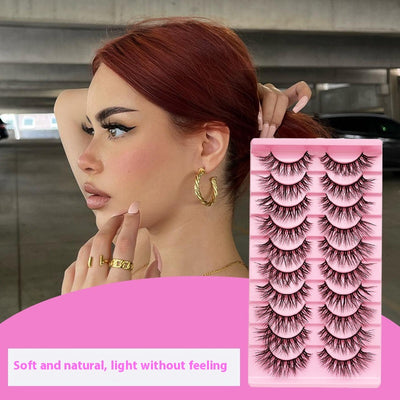 10 Pares de Pestañas Postizas Voluminosas con Rizo Natural - Image 33