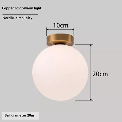 Lámpara de Pared Esférica Nórdica Minimalista - Image 18