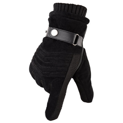 Guantes de Cuero Cálidos Impermeables para Motocicleta - Image 11