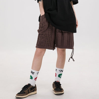 Shorts de Lana Gruesa con Bolsillos para Hombre - Image 14