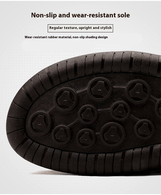 Mocasines Hombre Cuero Ligeros Antideslizantes Sin Cordones - Image 21