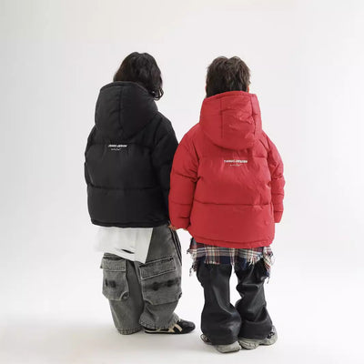 Abrigo de Plumón de Pato Blanco para Niños - Calidez Invernal Premium - Image 2