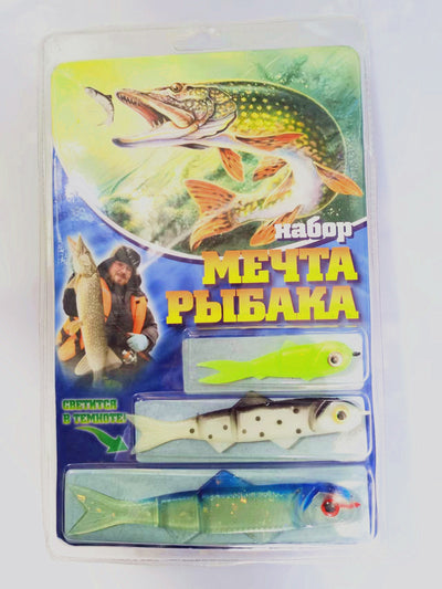 Kit de Cebos Plásticos Blandos para Pesca - Image 11