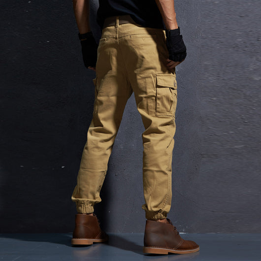 Pantalones Slim Fit de Color Sólido para Hombre - Image 12