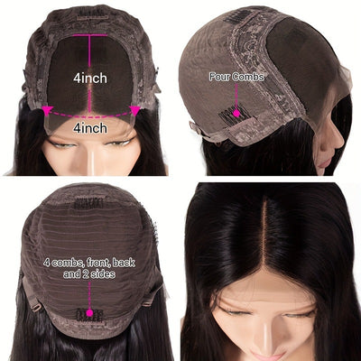Peluca Bob Liso con Frente de Encaje Cabello Humano - Image 9