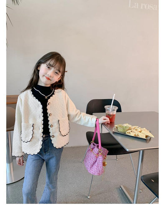Abrigo para Niña Estilo Western Chanel - Image 10