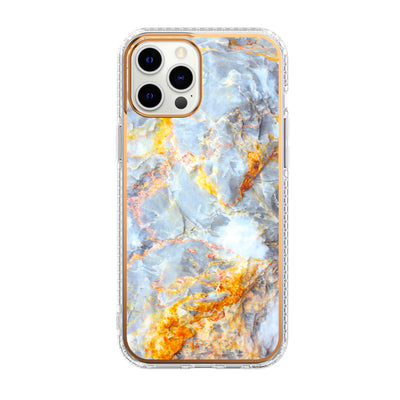 Funda Transparente para Celular con Patrón Mármol Mosaico y Flores - Image 4
