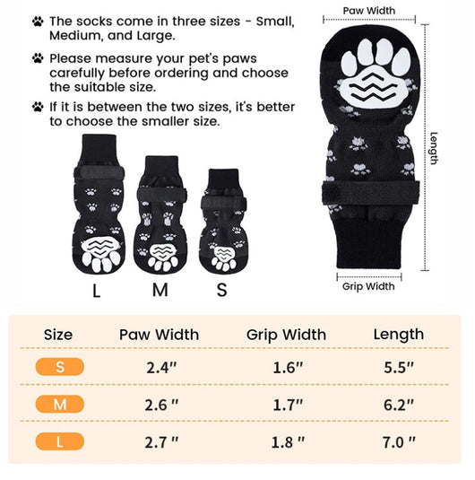 Calcetines Antideslizantes para Perros Medianos y Grandes - Botas Protectoras Silenciosas - Image 9