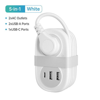 Regleta de Viaje Internacional con Puertos USB - Estándares Americano y Europeo - Image 8