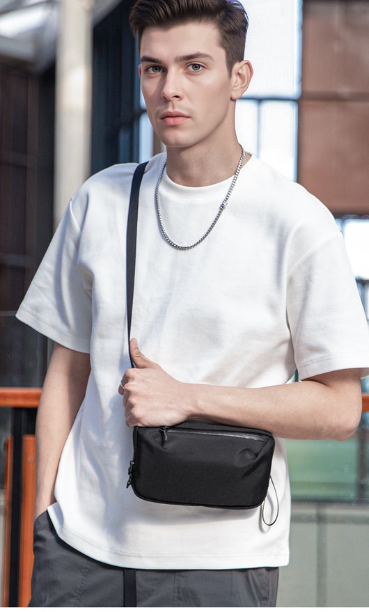 Bolsa de Pecho Utilitaria Dual para Hombre Estilo Coreano - Image 8