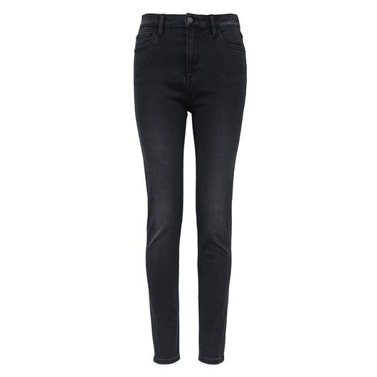 Jeans Skinny Negros de Algodón Elástico para Mujer - Image 8