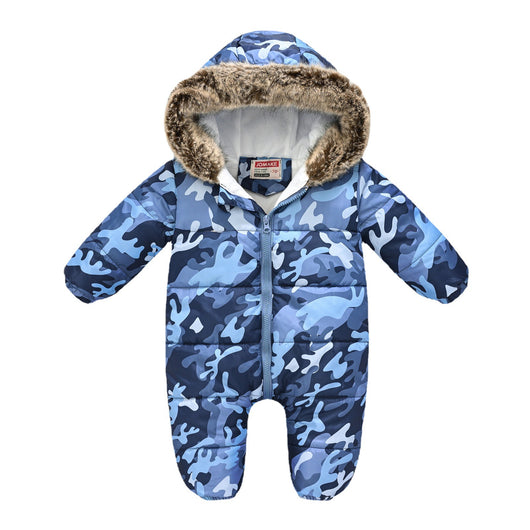Mameluco Acolchado Impermeable con Diseños Animados para Niños