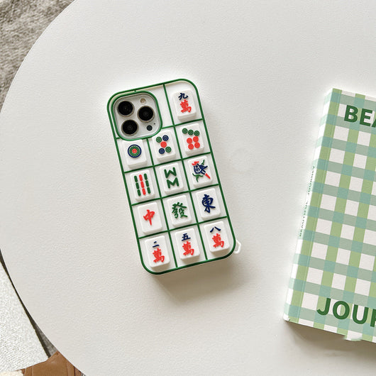 Funda para Teléfono Mahjong Personalizable con Burbujas Antiestrés - Image 4