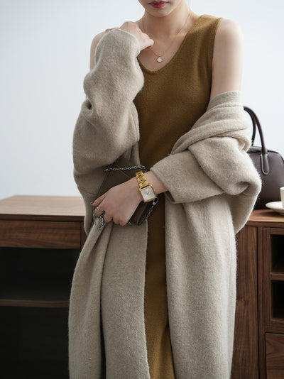 Cardigan Mujer Manga Larga Color Sólido Casual - Image 17