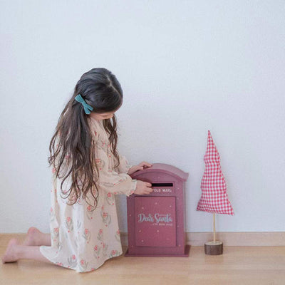 Vestido Infantil de Algodón Estampado Floral Manga Larga para Niña - Image 3
