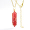 Dorado Copper Wire And Chain Rojo Jade Stone