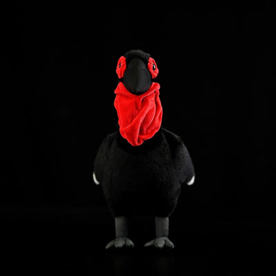 Peluche Pájaro Secretario Rojo - Juguete Realista de Ave Terrestre - Image 6