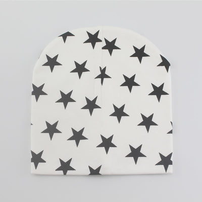 Gorro de Algodón para Bebé con Estrella de Cinco Puntas - Image 4