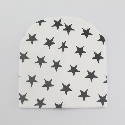Gorro de Algodón para Bebé con Estrella de Cinco Puntas - Image 4