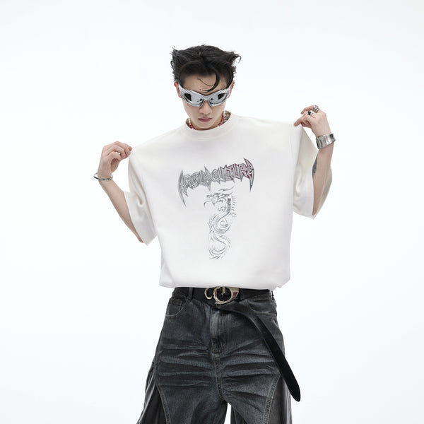 Camiseta Suelta de Cuello Redondo para Verano
