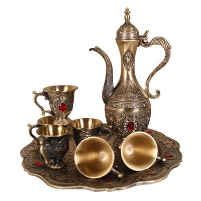 Juego Decorativo de Vino con Patrón Exquisito para el Hogar - Image 12