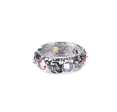 Anillo Retro de Piedras de Color - Image 8