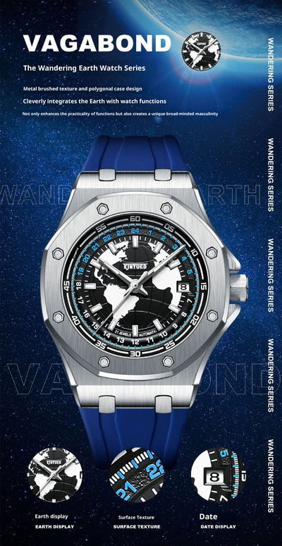 Reloj Mecánico Automático para Hombre con Esfera Calada - Image 19