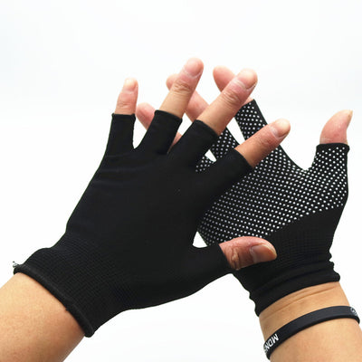 Guantes de Medio Dedo Antideslizantes para Conducción y Trabajo - Image 12
