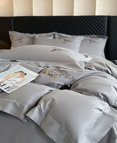 Juego de Cama Lujo Ligero Otoño Invierno 4 Piezas Acolchado Suave - Image 11
