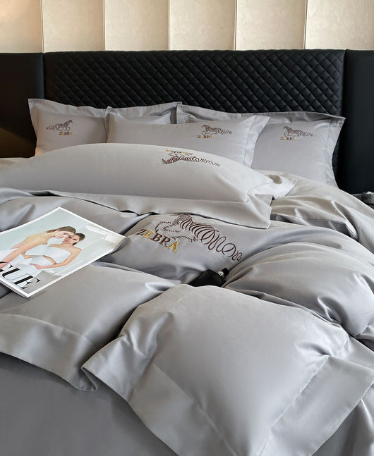 Juego de Cama Lujo Ligero Otoño Invierno 4 Piezas Acolchado Suave - Image 11