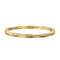 Sterling Silver Wire Drawing Craft Zircon Inlaid High-rise Bracelet Gold Plated 925 Silver Size14