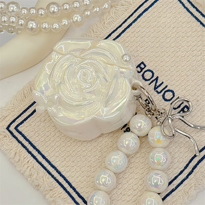 Funda para Audífonos Camellia Blanco Perla - Image 20
