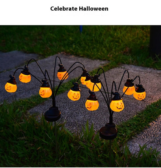 Lámpara Solar LED Calabaza Decorativa para Exterior - Iluminación Navideña para Jardín - Image 19