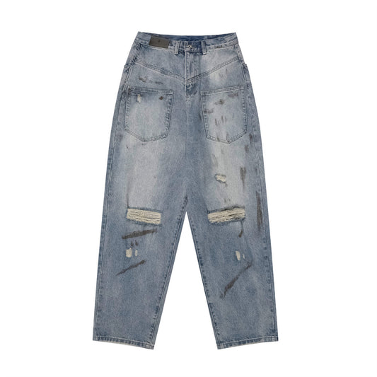 Jeans Reversibles con Diseño Frontal y Trasero