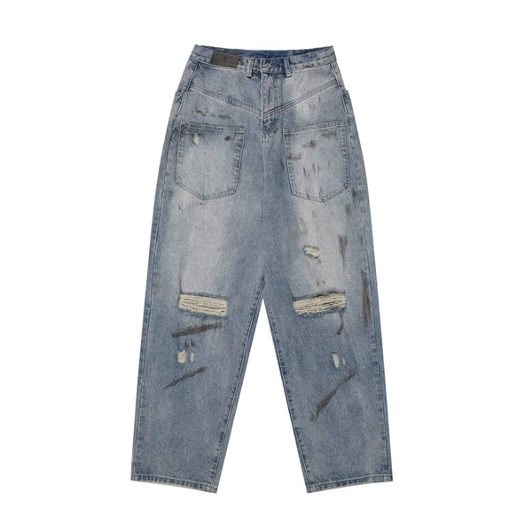 Jeans Reversibles con Diseño Frontal y Trasero