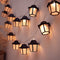 Cadena de Luces LED Solar Retro para Jardín y Decoración de Villas