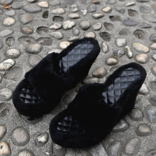 Pantuflas Cuña con Elevación para Mujer - Comodidad y Estilo