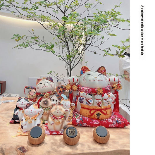 Gato de la Suerte Japonés - Decoración Cerámica Maneki-neko para el Hogar - Image 11