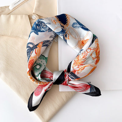 Pañuelo de Seda para Mujer - Accesorio de Moda Versátil - Image 39