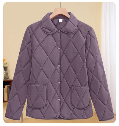 Chaqueta Acolchada Suelta de Algodón para Mujer - Diseño Ligero y Moderno - Image 19