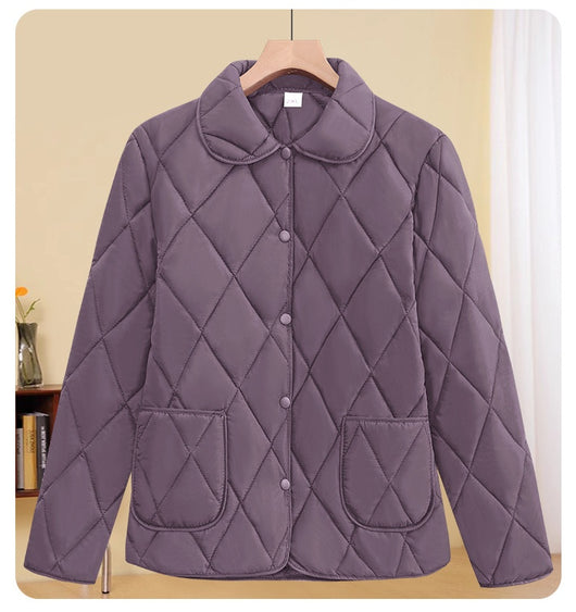 Chaqueta Acolchada Suelta de Algodón para Mujer - Diseño Ligero y Moderno - Image 19