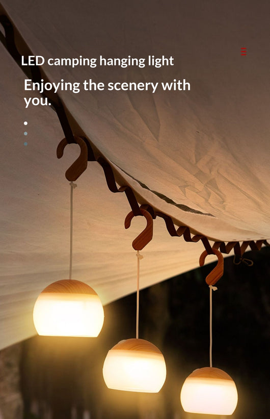 Lámpara LED Recargable para Camping - Iluminación Regulable de Larga Duración - Image 6