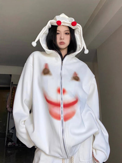 Suéter Blanco Oversize Joker para Mujer - Image 4