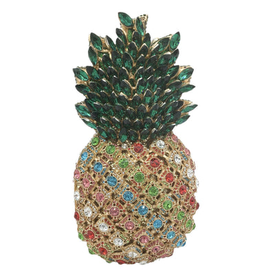 Clutch de Banquete con Piña y Cristales Brillantes - Image 7
