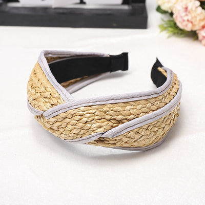 Diadema Tejida de Paja con Bolsa Minimalista - Image 13